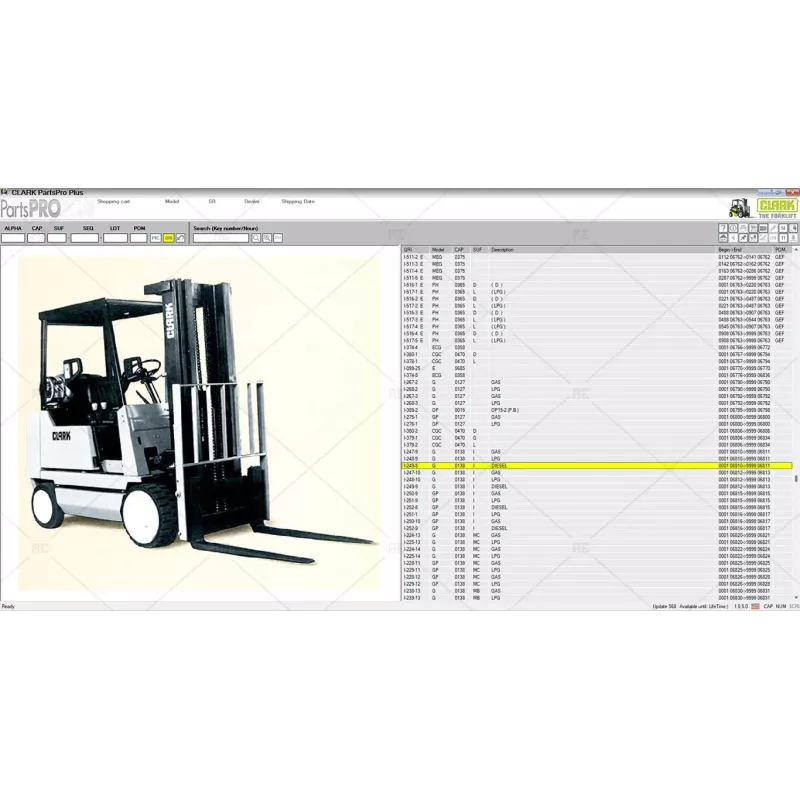 CLARK FORKLIFT PARTS PRO PLUS 568 [2026.01]