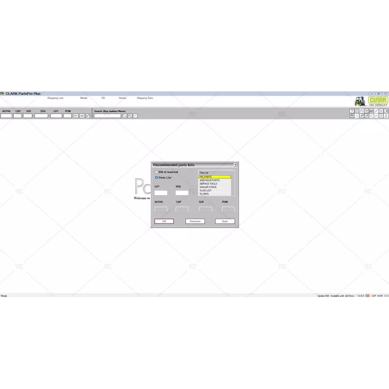 CLARK FORKLIFT PARTS PRO PLUS 568 [2026.01]