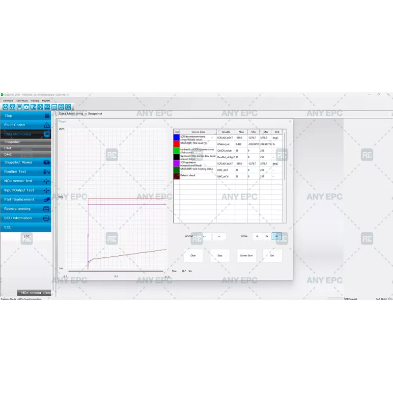 HYUNDAI INFRACORE DIAGNOSTIC TOOL G2 SCAN DCU 03.18 [2024.02]