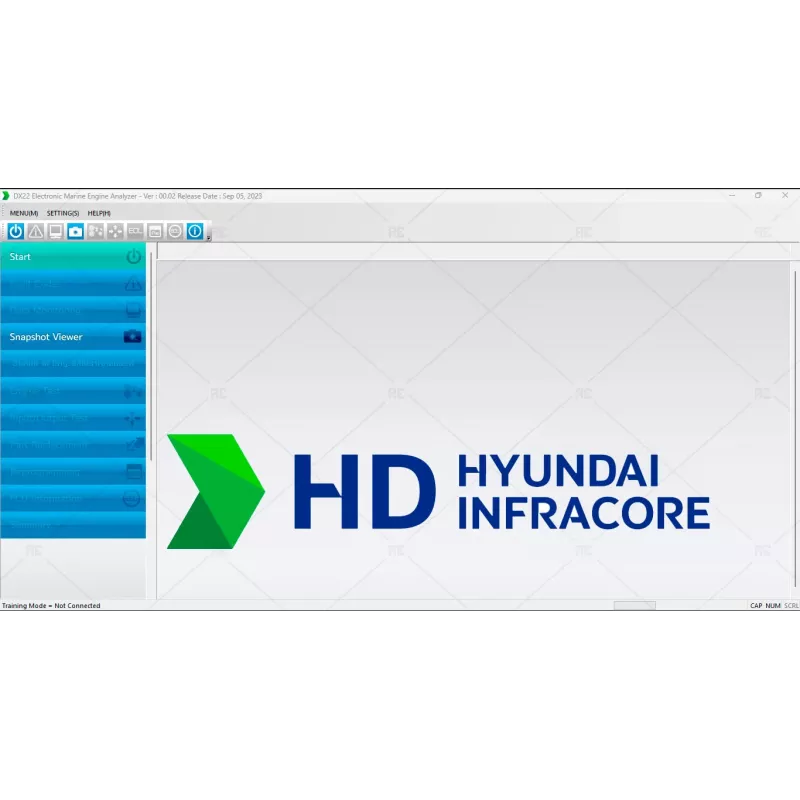 DOOSAN DIAGNOSTIC TOOL DX22 ELECTRONIC MARINE ENGINE ANALYZER 00.02 [2023.09]