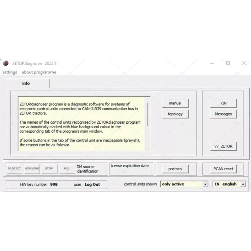 ZETOR DIAGNOSER 2022.01