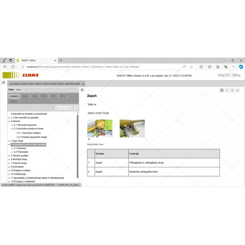 CLAAS WEBTIC OFFLINE SLOVENIAN 4.4.94 [2023.06]