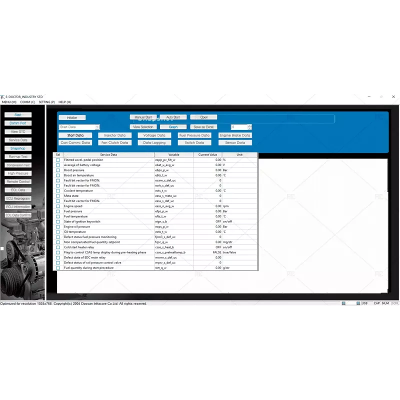 DOOSAN E-DOCTOR INDUSTRY STANDARD 2.4.0.7 [2023.06]
