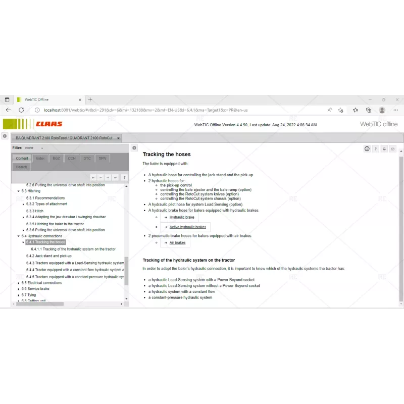 CLAAS WEBTIC OFFLINE ENGLISH-AMERICAN 4.4.94 [2023.04]