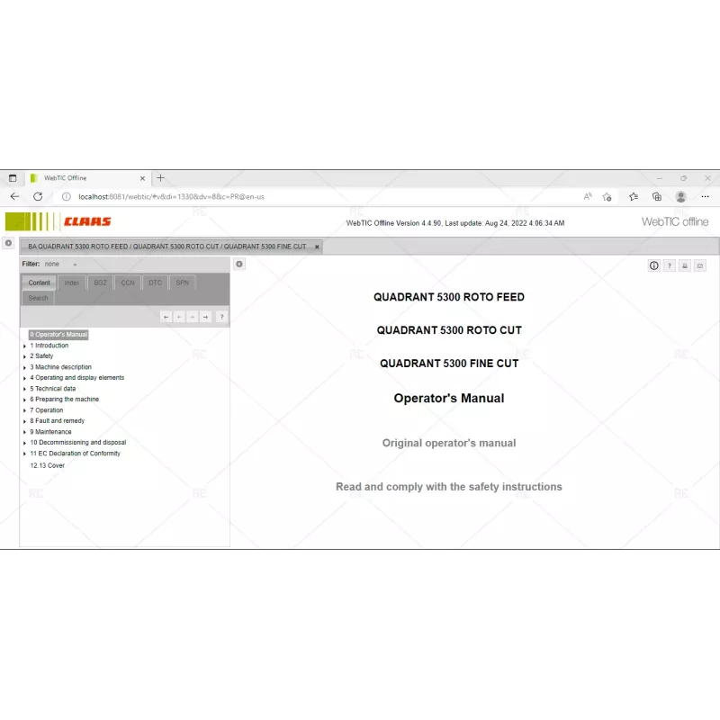 CLAAS WEBTIC OFFLINE ENGLISH-AMERICAN 4.4.94 [2023.04]
