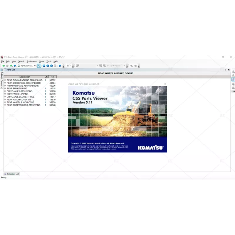 KOMATSU CSS-NET EPC JAPAN 5.11 [2022.05]