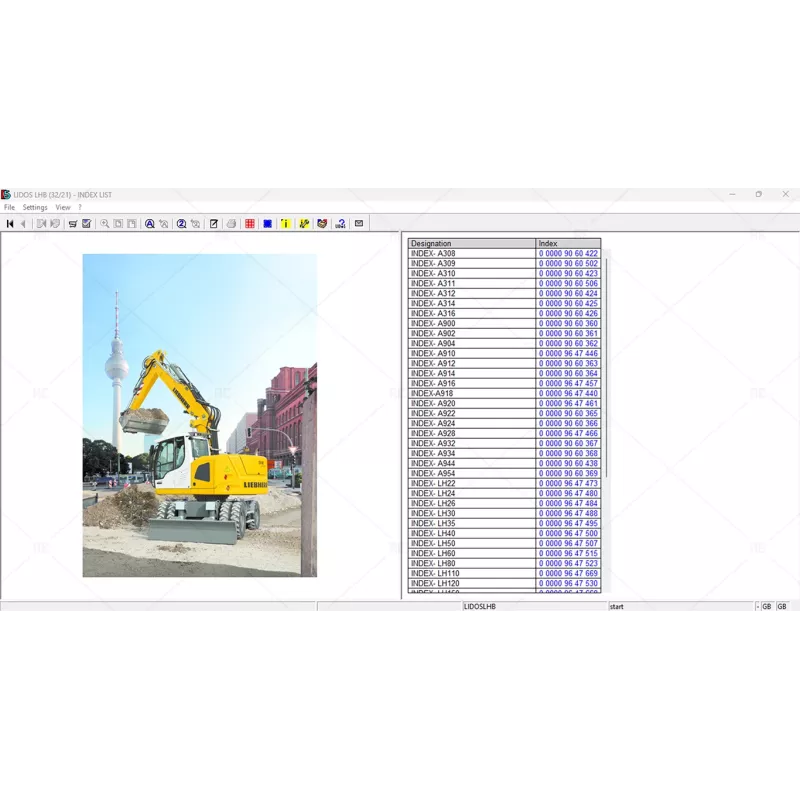 LIEBHERR LIDOS LHB+LFR+LBH+LWT EPC OFFLINE 2022.03