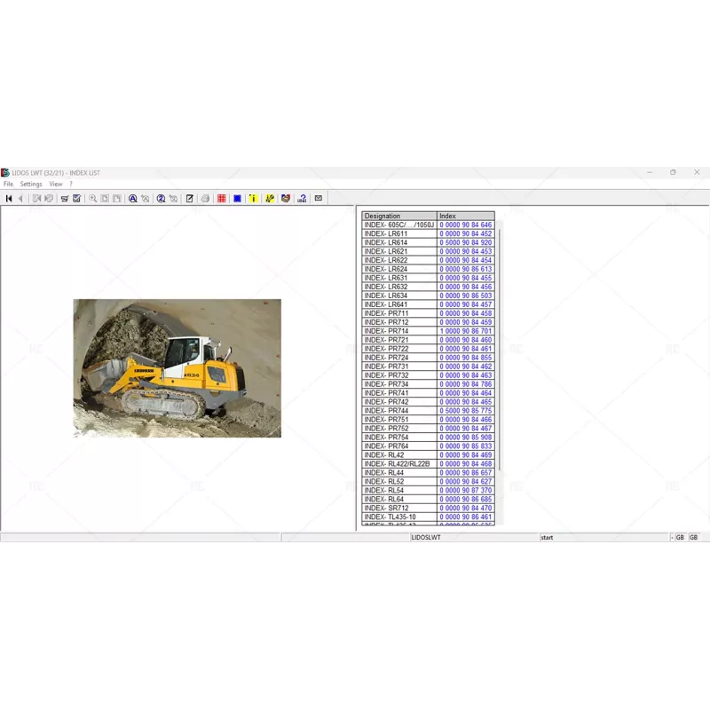 LIEBHERR LIDOS LHB+LFR+LBH+LWT EPC OFFLINE 2022.03
