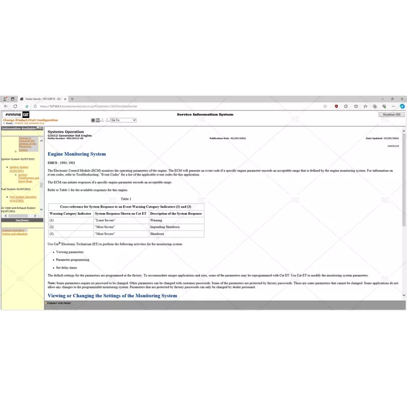 SIS CAT 2011B [2021.10]