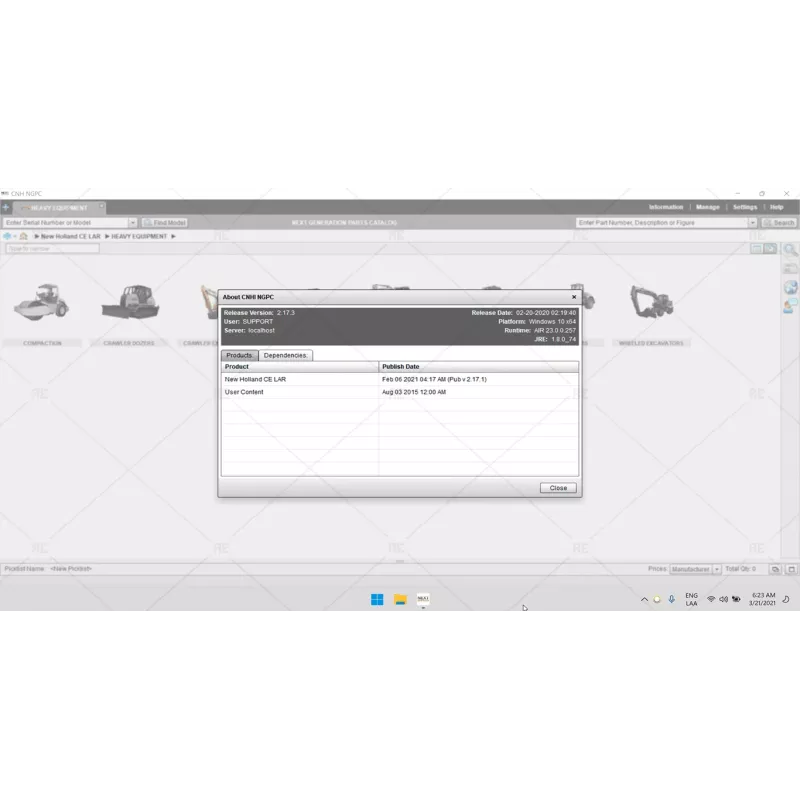 NEW HOLLAND CONSTRUCTION LATIN AMERICA EPC 2021.02