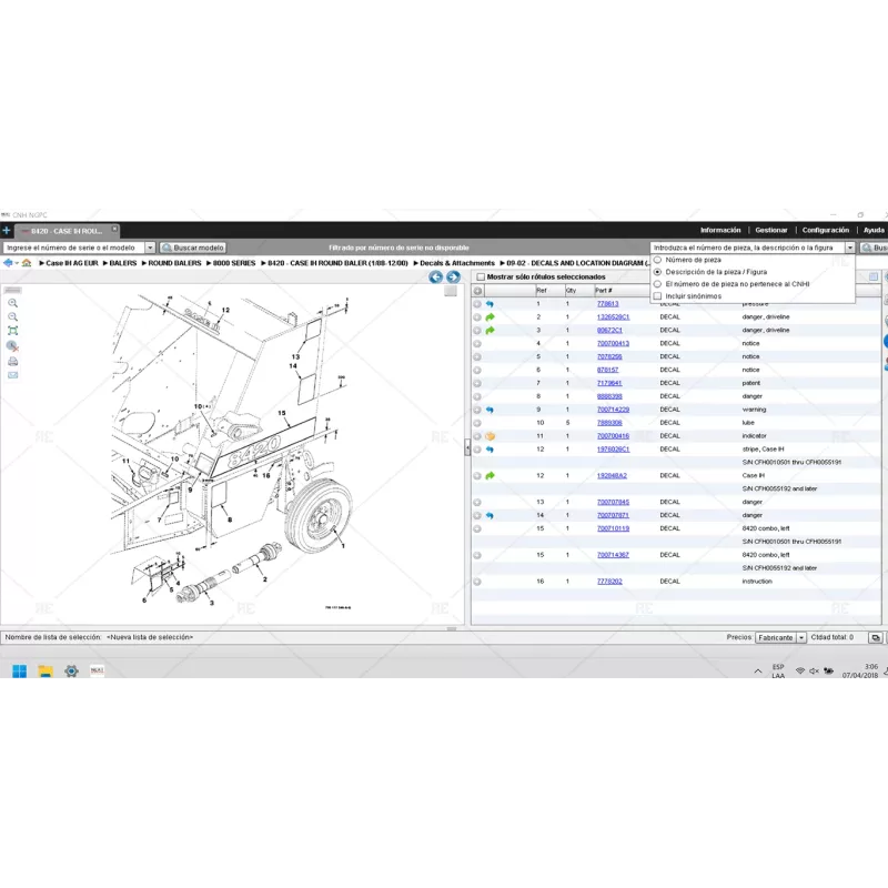 CASE AGRICULTURE EUROPE EPC 2.17.3 [2020.10]