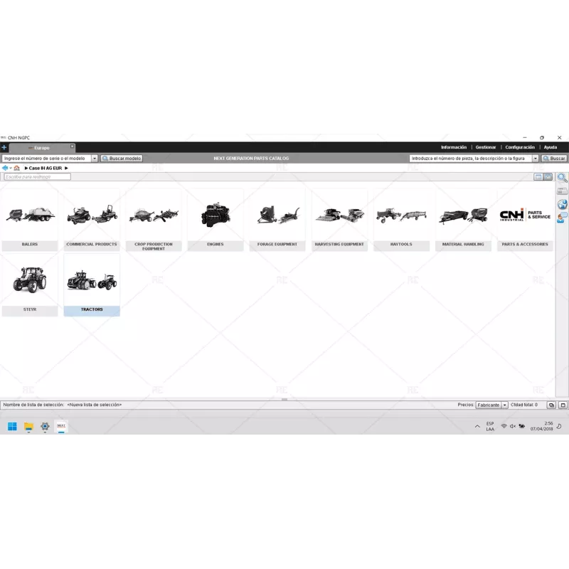 CASE AGRICULTURE EUROPE EPC 2.17.3 [2020.10]