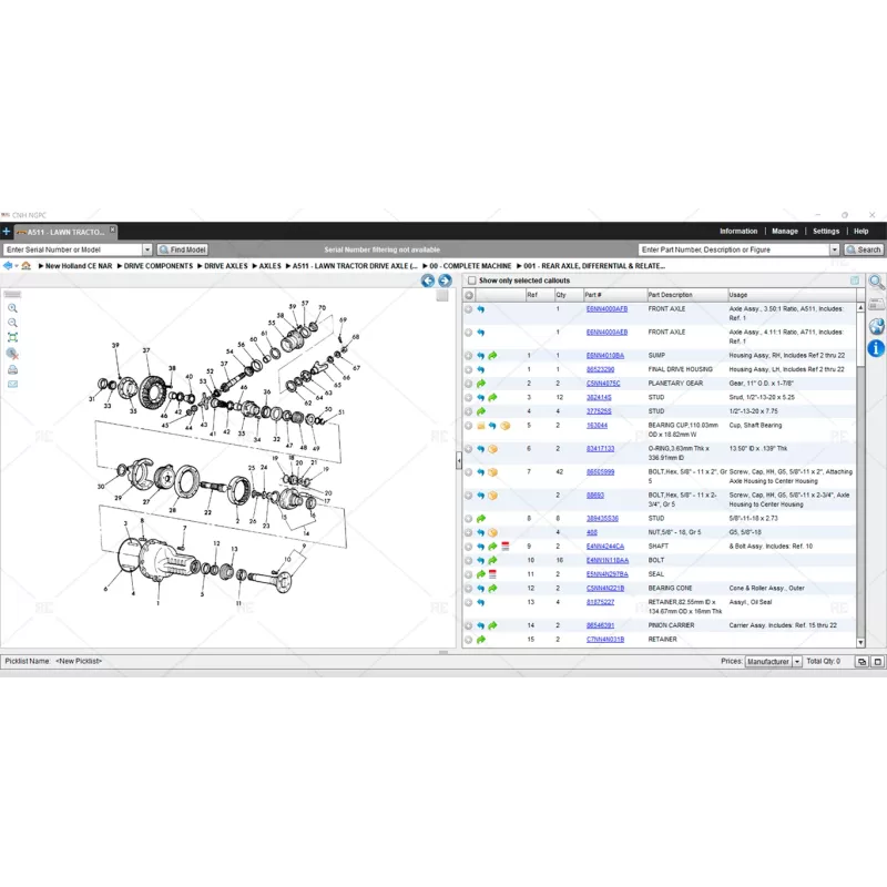 NEW HOLLAND CONSTRUCTION NORTH AMERICA EPC 2.14.2 [2018.11]