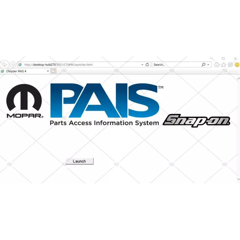 CHRYSLER PAIS SNAP-ON EPC 2015.07