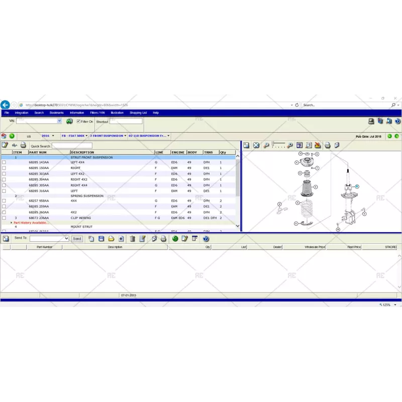 CHRYSLER PAIS SNAP-ON EPC 2015.07