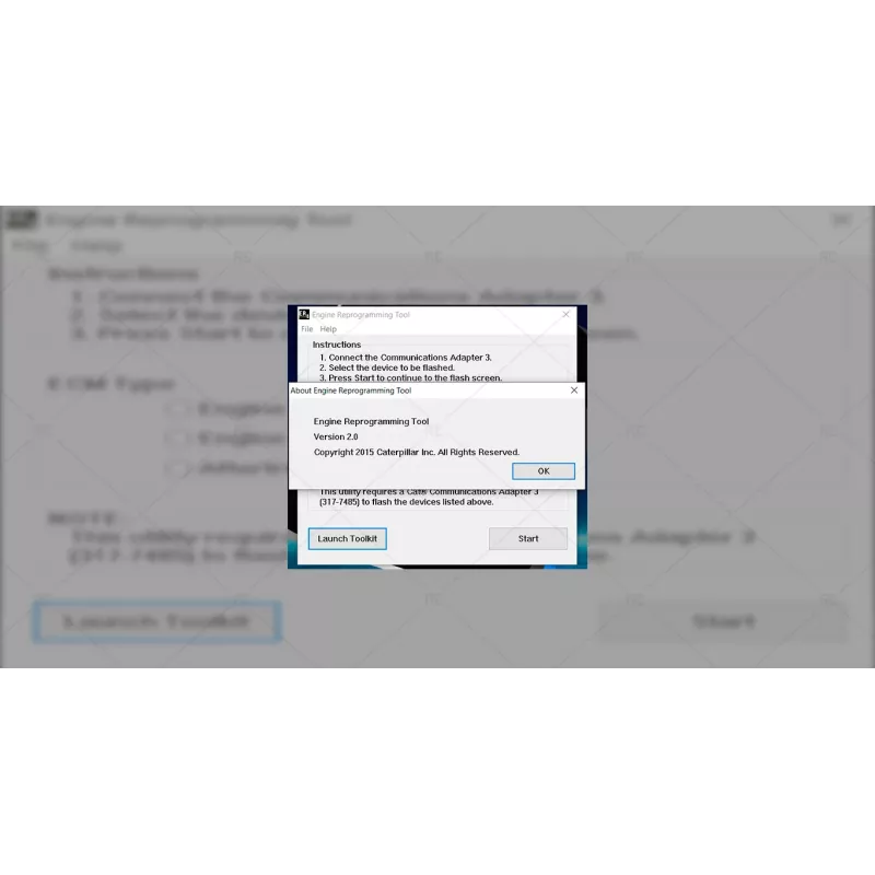 CATERPILLAR ERT ENGINE REPROGRAMMING TOOL 2.0 [2015.01]