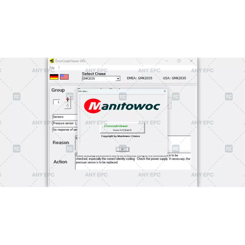 MANITOWOC ERROR CODE VIEWER 4.4.0 [2009.04]