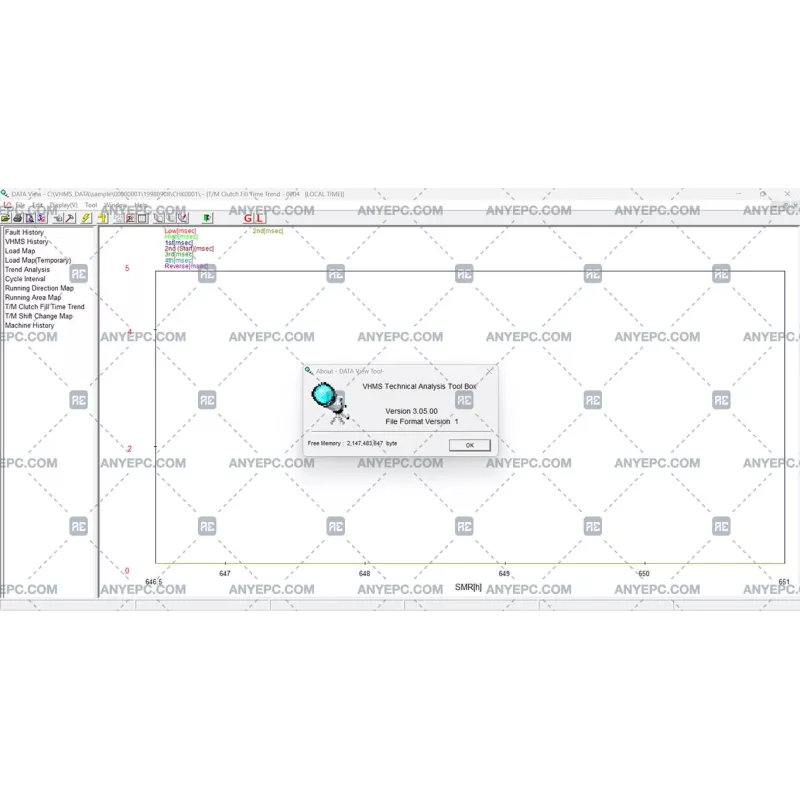 KOMATSU VHMS TECHNICAL ANALYSIS TOOL BOX 3.05.00