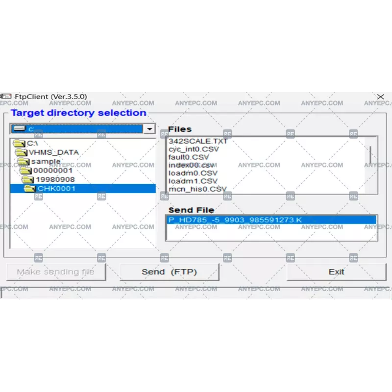 KOMATSU VHMS TECHNICAL ANALYSIS TOOL BOX 3.05.00