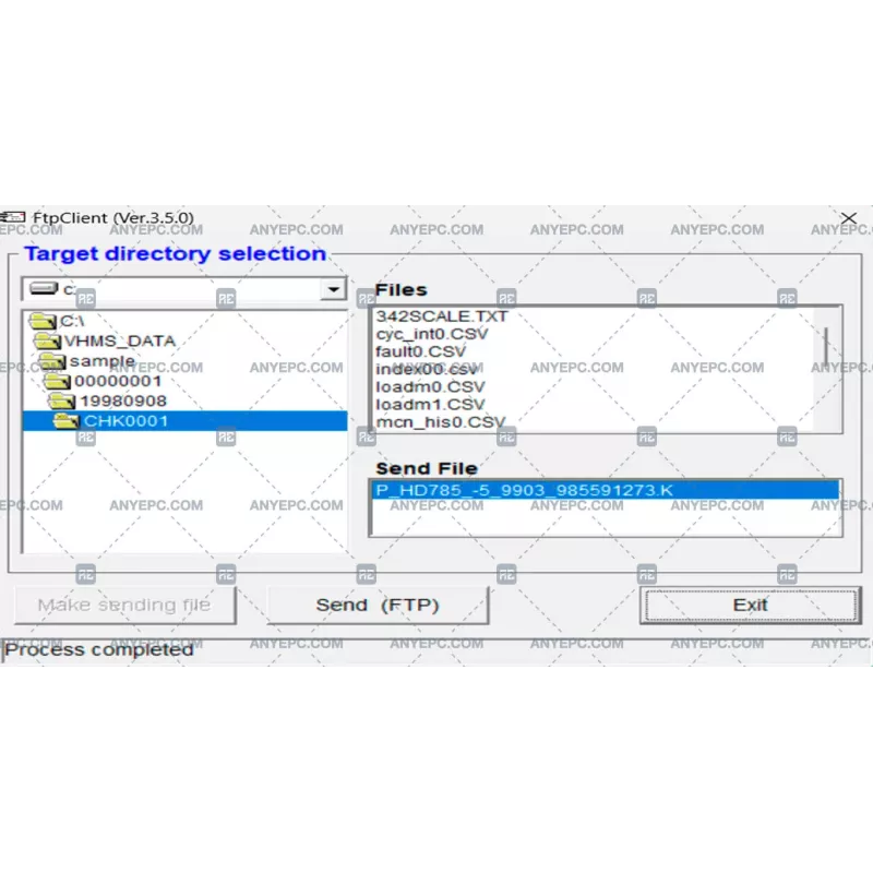 KOMATSU VHMS TECHNICAL ANALYSIS TOOL BOX 3.05.00