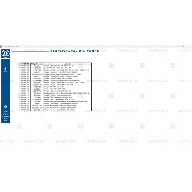ZF EPC AGRICULTURAL 1 [2025.09]