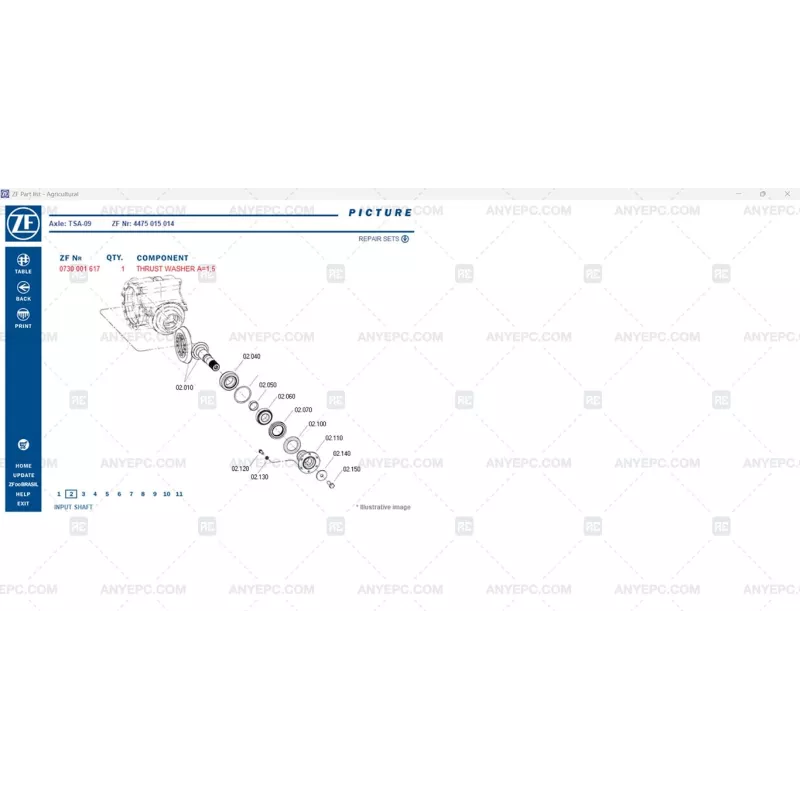 ZF EPC AGRICULTURAL 1 [2025.09]