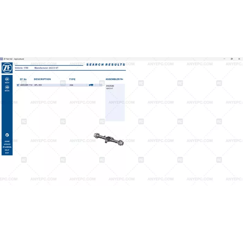 ZF EPC AGRICULTURAL 1 [2025.09]