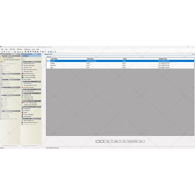 CARRIER TRU-TECH & TRU-VIEW 01.19.00.1000 [2025.09]