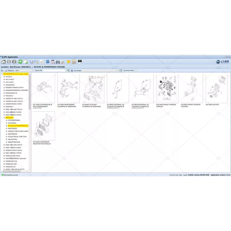 SAIC MOTOR EPC GENERAL 1.0.2.0 [2025.09]