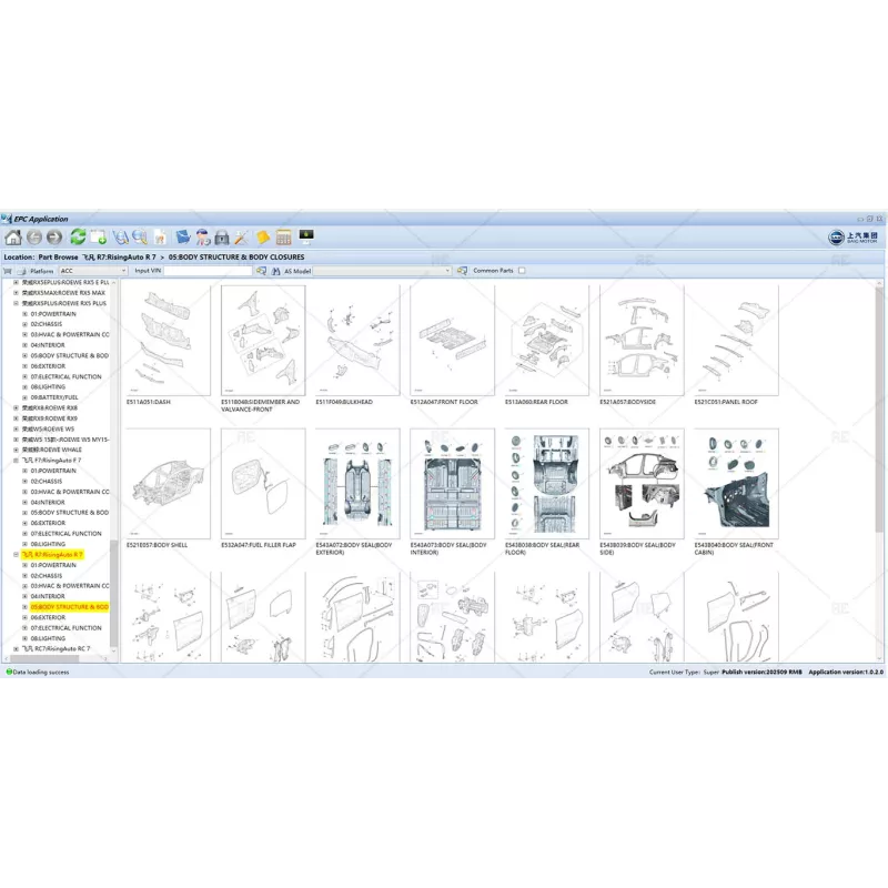 SAIC MOTOR EPC GENERAL 1.0.2.0 [2025.09]