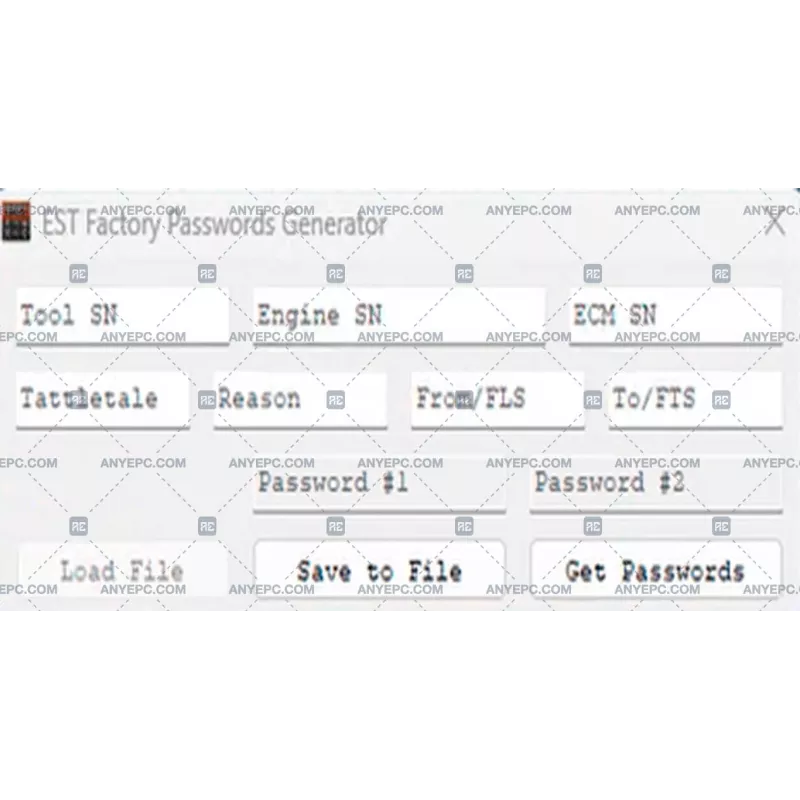 PERKINS FACTORY PASSWORD 10 DIGITS