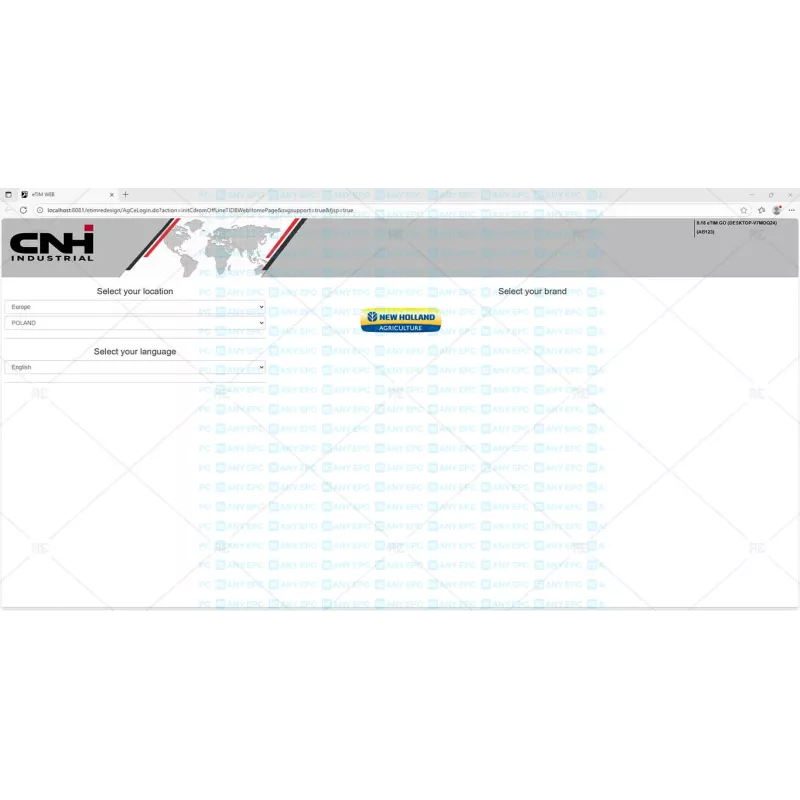 ETIM GO NEW HOLLAND AGRICULTURE 8.18 [2025.08]