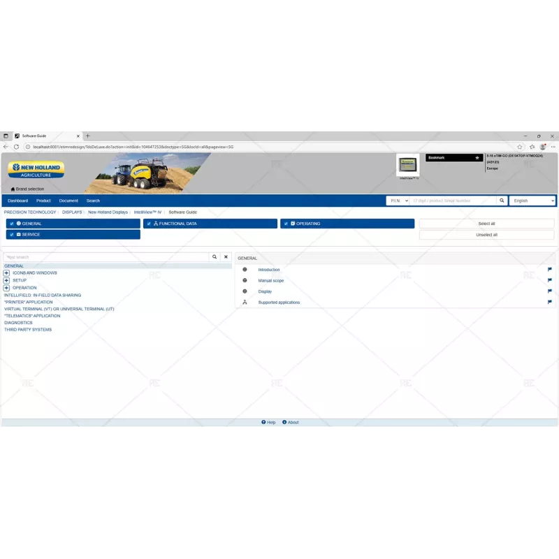 ETIM GO NEW HOLLAND AGRICULTURE 8.18 [2025.08]