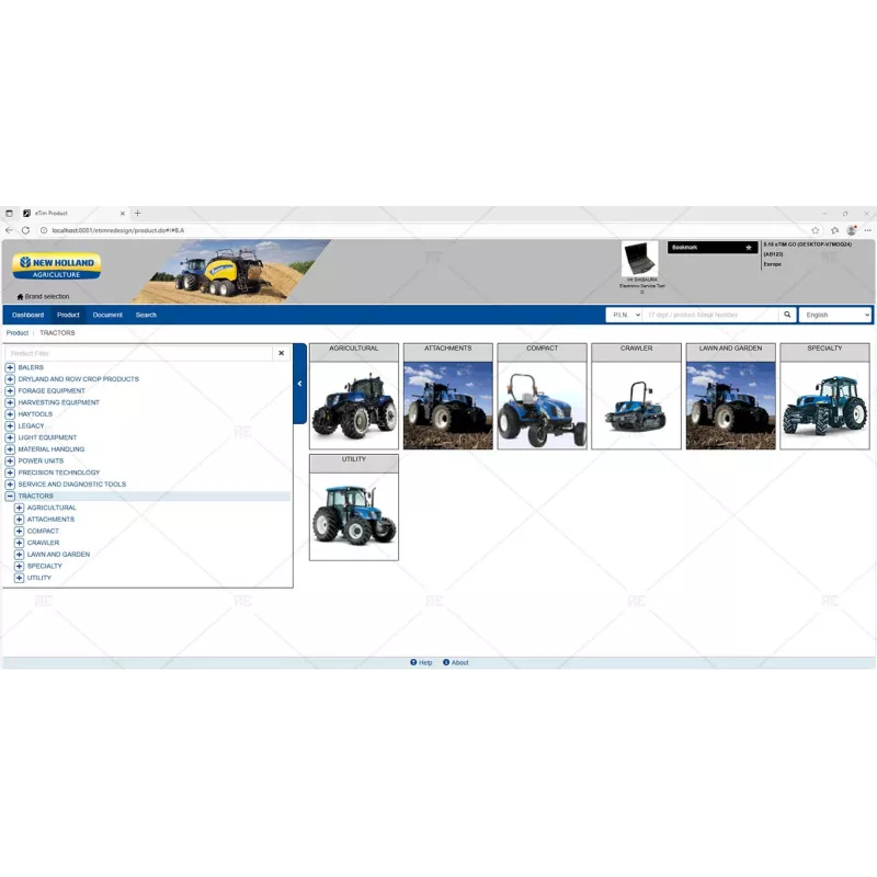 ETIM GO NEW HOLLAND AGRICULTURE 8.18 [2025.08]