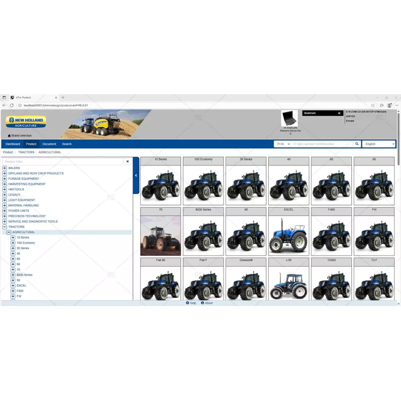 ETIM GO NEW HOLLAND AGRICULTURE 8.18 [2025.08]