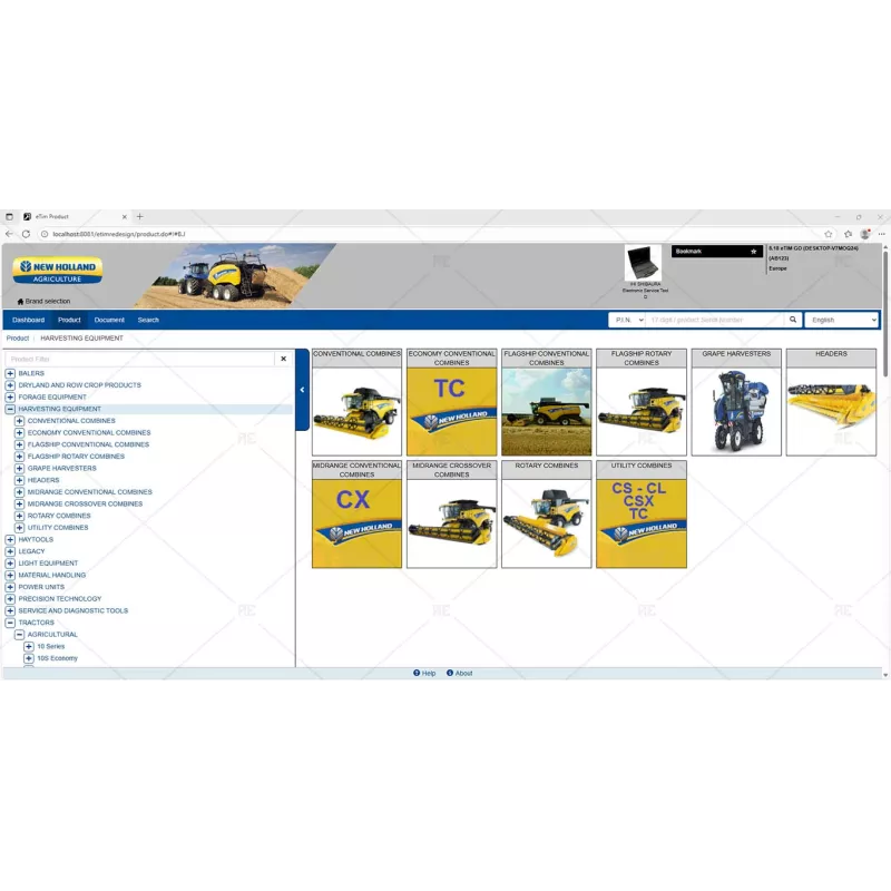 ETIM GO NEW HOLLAND AGRICULTURE 8.18 [2025.08]