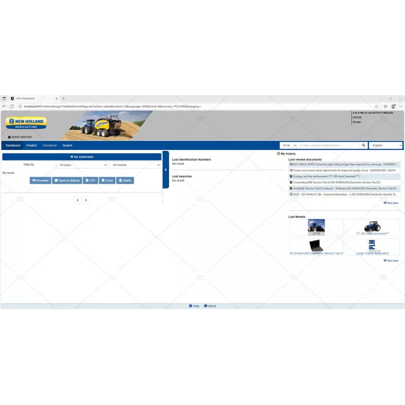 ETIM GO NEW HOLLAND AGRICULTURE 8.18 [2025.08]