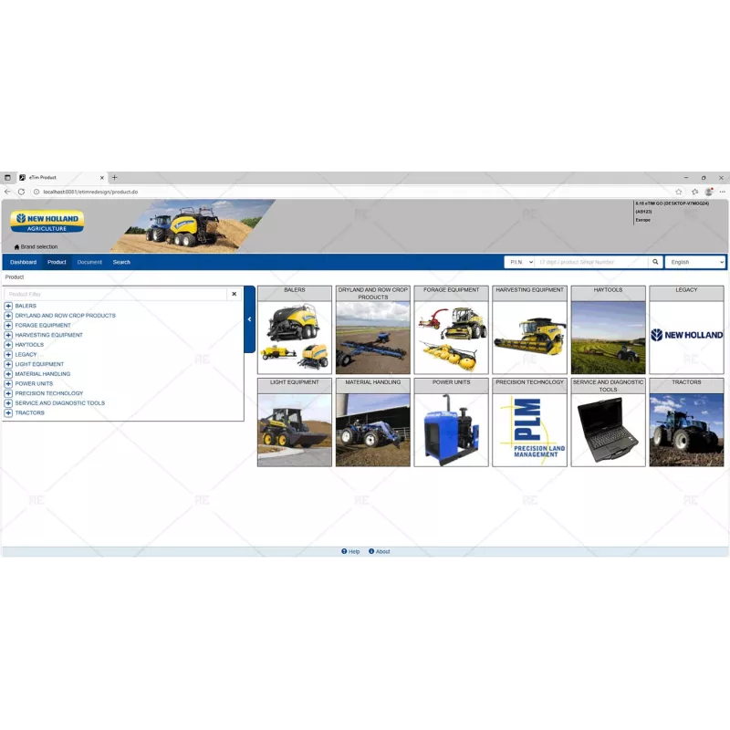 ETIM GO NEW HOLLAND AGRICULTURE 8.18 [2025.08]