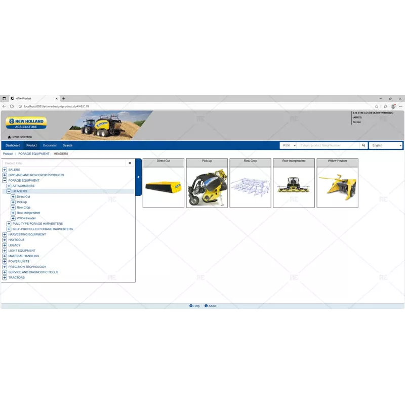 ETIM GO NEW HOLLAND AGRICULTURE 8.18 [2025.08]