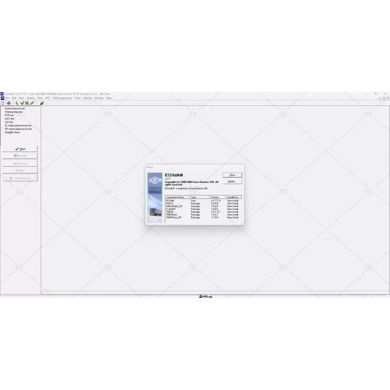 KNORR-BREMSE DIAGNOSTICS SYSTEMS 2.6.7.3 [2025.07]