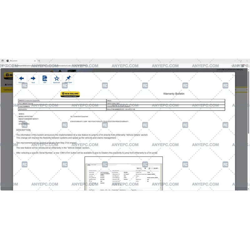 ETIM GO NEW HOLLAND CONSTRUCTION 8.18 [2025.07]
