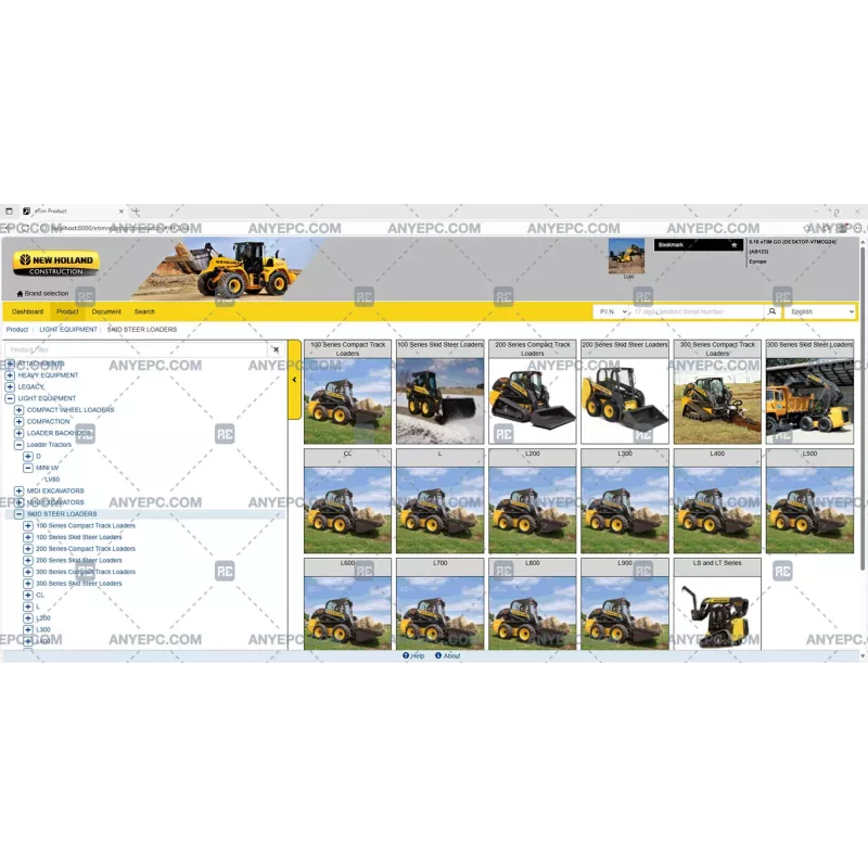 ETIM GO NEW HOLLAND CONSTRUCTION 8.18 [2025.07]