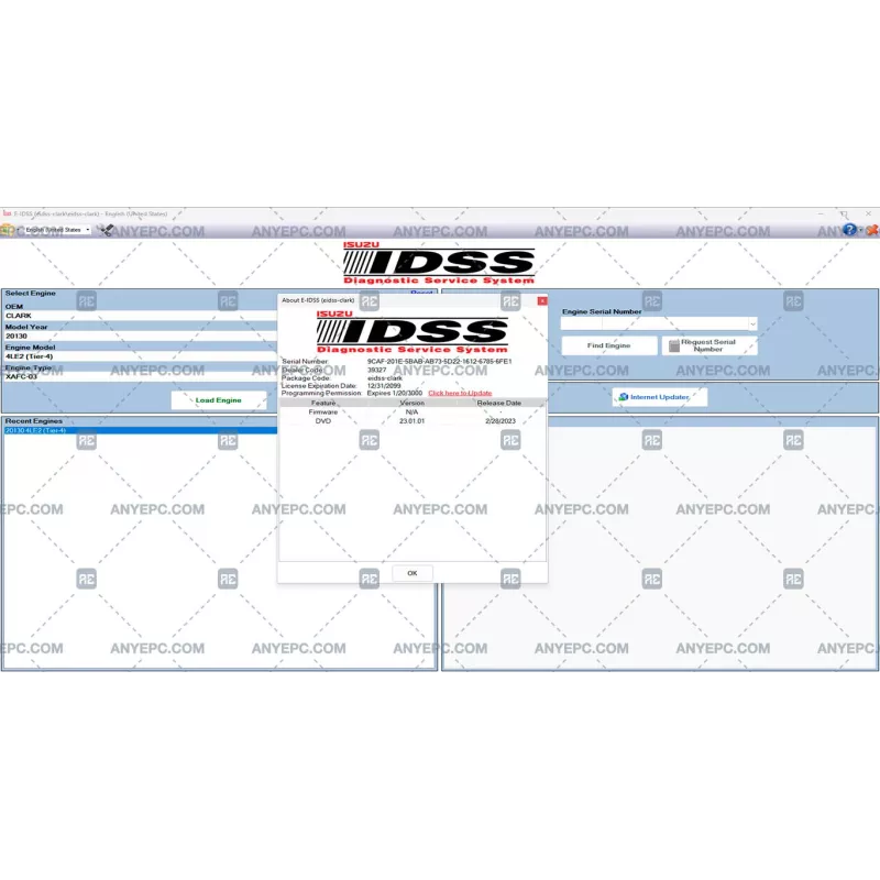 ISUZU E-IDSS DIAGNOSTIC SERVICE SYSTEM 2025.06 ISUZU E-IDSS DIAGNOSTIC SERVICE SYSTEM 2025.06