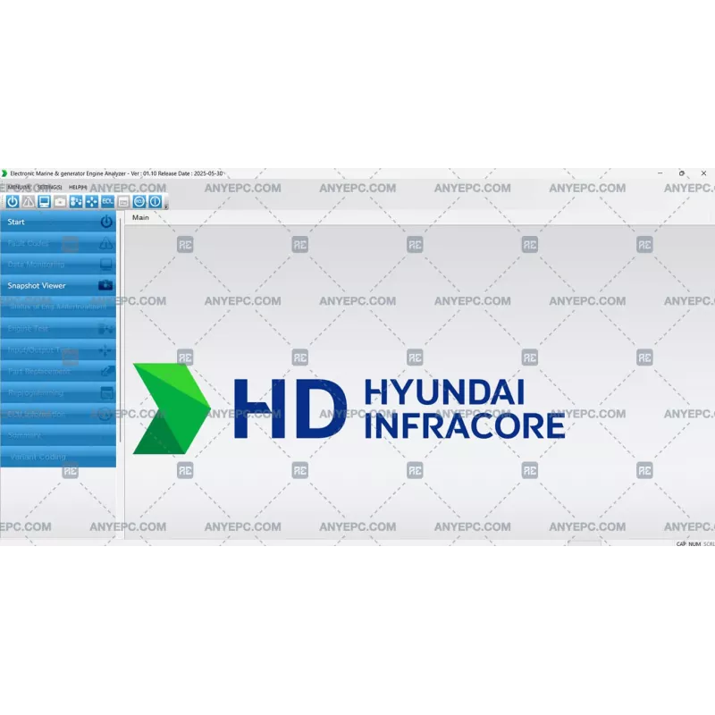 HYUNDAI INFRACORE ELECTRONIC MARINE & GENERATOR ENGINE ANALYZER 01.10 [2025.05]