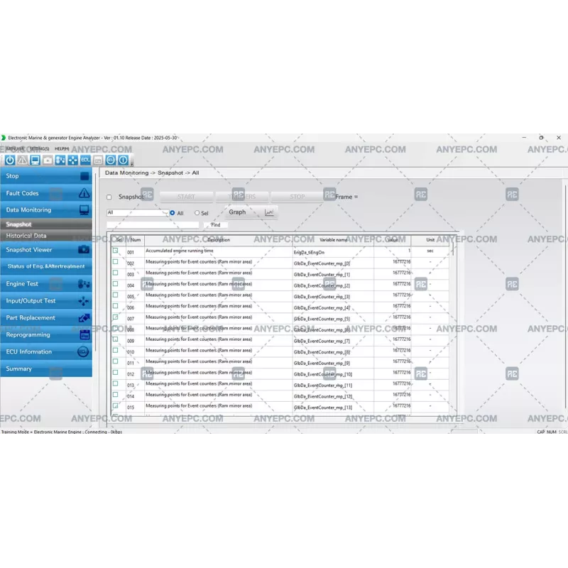 HYUNDAI INFRACORE ELECTRONIC MARINE & GENERATOR ENGINE ANALYZER 01.10 [2025.05]