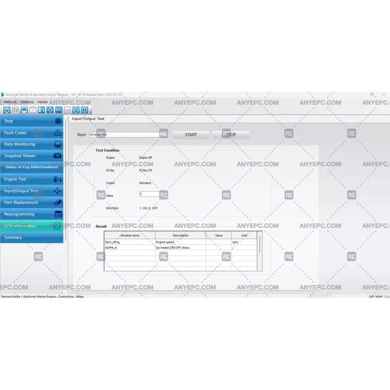 HYUNDAI INFRACORE ELECTRONIC MARINE & GENERATOR ENGINE ANALYZER 01.10 [2025.05]