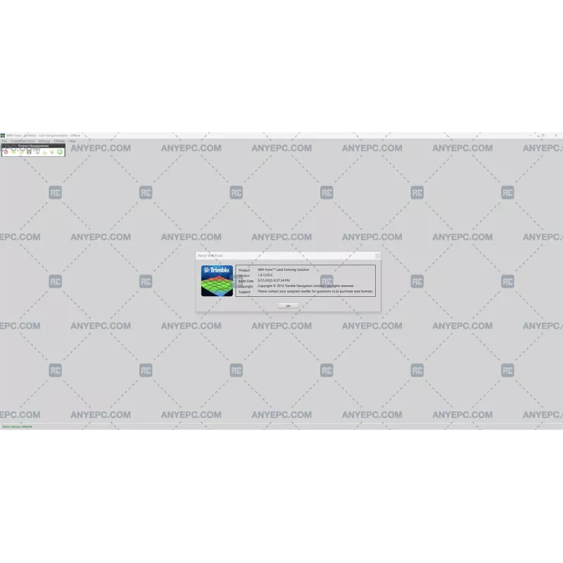 TRIMBLE WM-FORM LAND FORMING SOLUTION 1.4.1235.6 [2025.05]