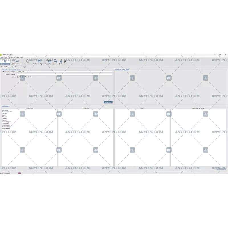 CLAAS PARTS DOC AGRICULTURAL with MACHINE CONFIGURATION 2.2 UPDATE 882 [2025.05]