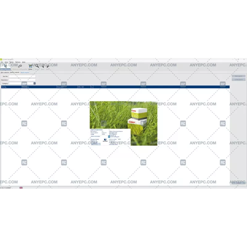 CLAAS PARTS DOC AGRICULTURAL with MACHINE CONFIGURATION 2.2 UPDATE 882 [2025.05]