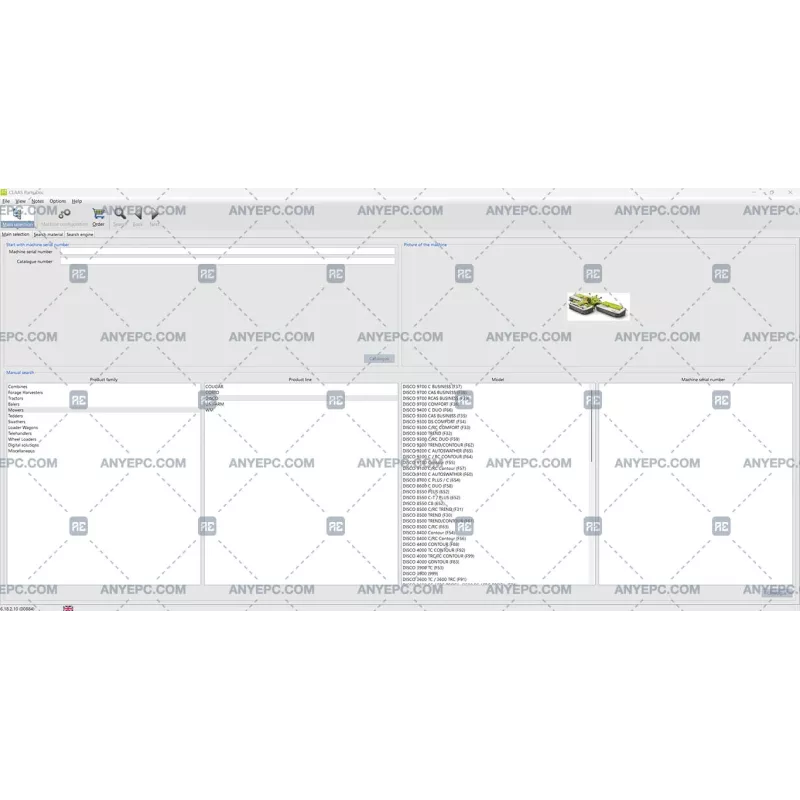 CLAAS PARTS DOC AGRICULTURAL with MACHINE CONFIGURATION 2.2 UPDATE 882 [2025.05]